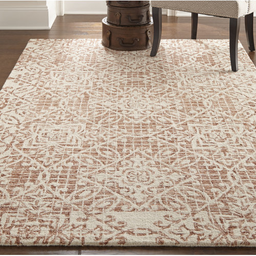 Darby Home Co Aleah HandTufted Rust Orange Area Rug & Reviews Wayfair